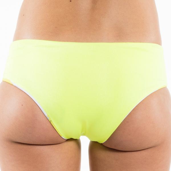 Yellow Flamingo - Reversible Bikini Set - Bustier and Pant